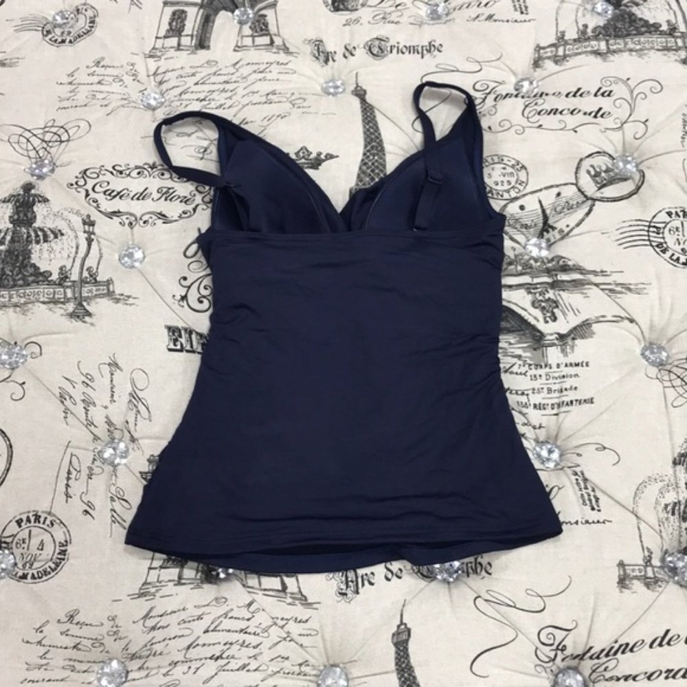 NWOT SEA LEVEL Cross Front Tankini Top - Picture 5 of 6